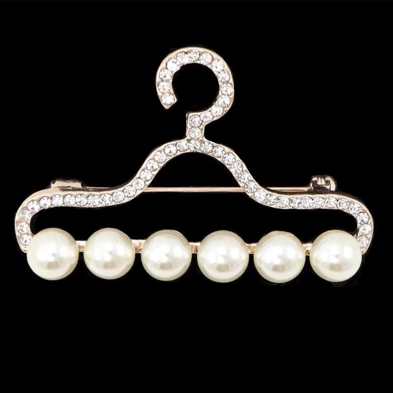Женская Брошь вешалка с искусственным жемчугом|brooches for women|rhinestone broochbrooch pins |