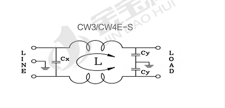GZLOZONE 1 шт. CW4E анти-помех EMI Мощность фильтр очиститель 10/20 Вт 30 40A L11-2 | Электроника