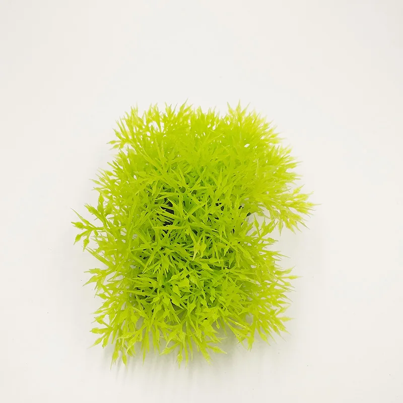 Grass Green Пластиковый аквариум растение Декор аквариум Погружные искусственные травы орнамент украшение - Цвет: Grass Green