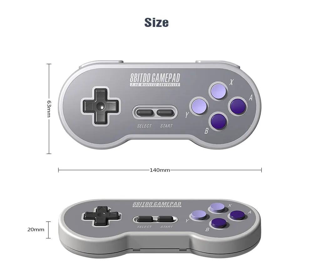 8bitdo SN30 Беспроводной Bluetooth геймпад игровой пульт дистанционного управления с 2 4 г