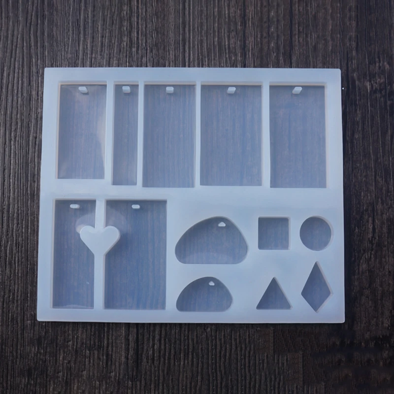 13 стилей эпоксидная смола ручная работа форма для подвески силиконовая с
