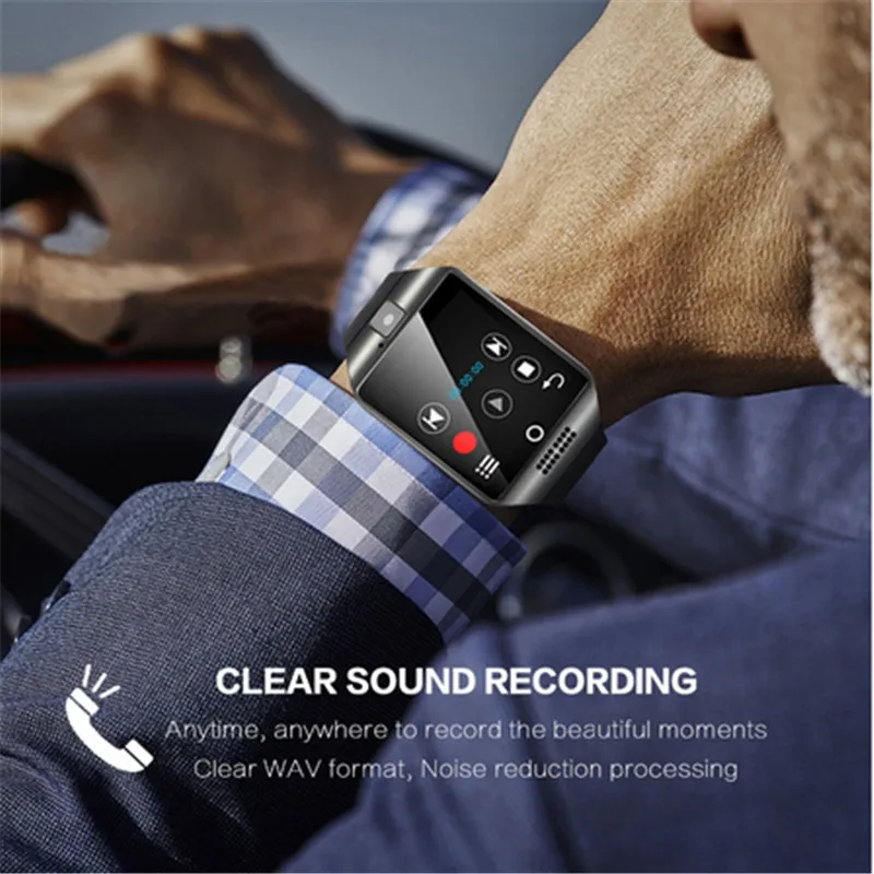 Q18 Смарт часы с сенсорным экраном умные для телефона на Android вызова Relogio SIM карта TF