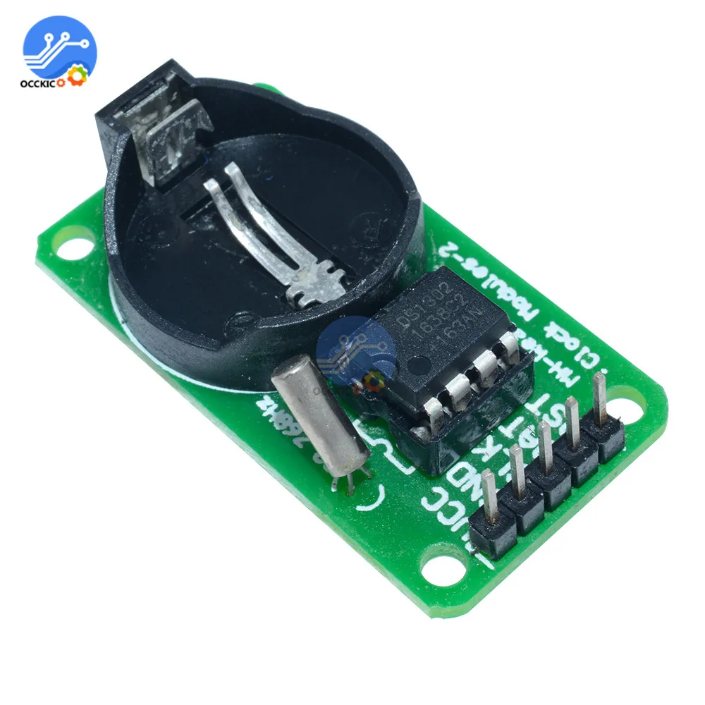 DS1302 модуль часов в реальном времени для Arduino UNO с CR2032 AVR ARM PIC SMD без батареи 3 V 5V|module