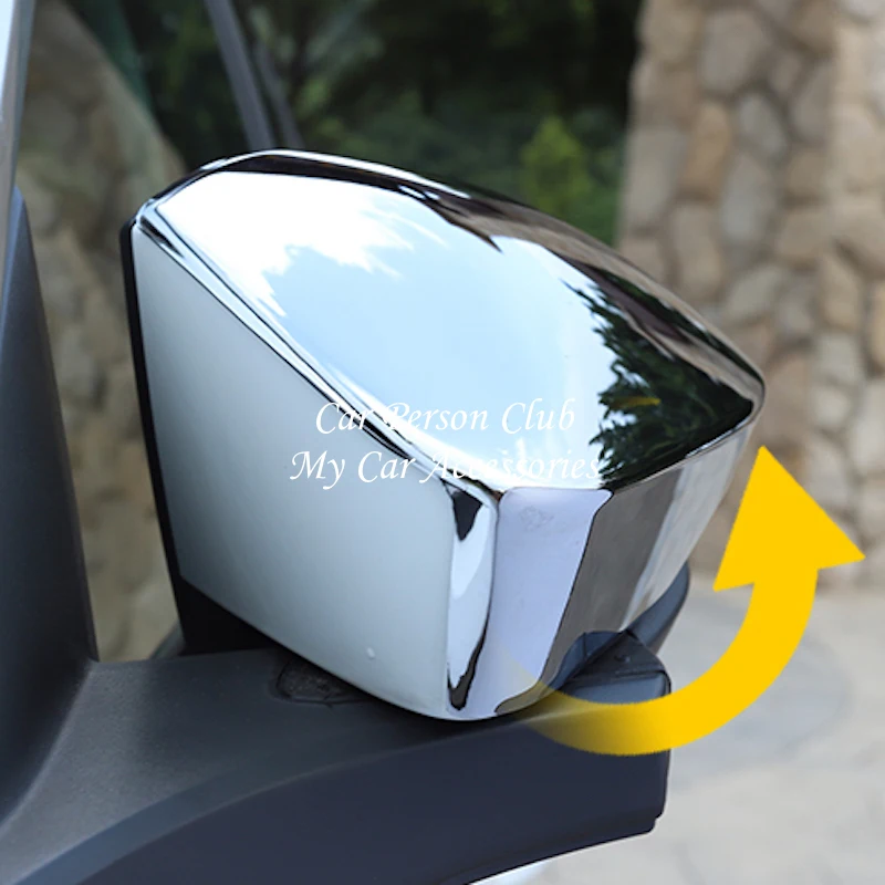 ABS хром для VW Volkswagen T-Roc Боковая дверь зеркало заднего вида крышка рамки для зеркал отделка автомобиля-Стайлинг аксессуар
