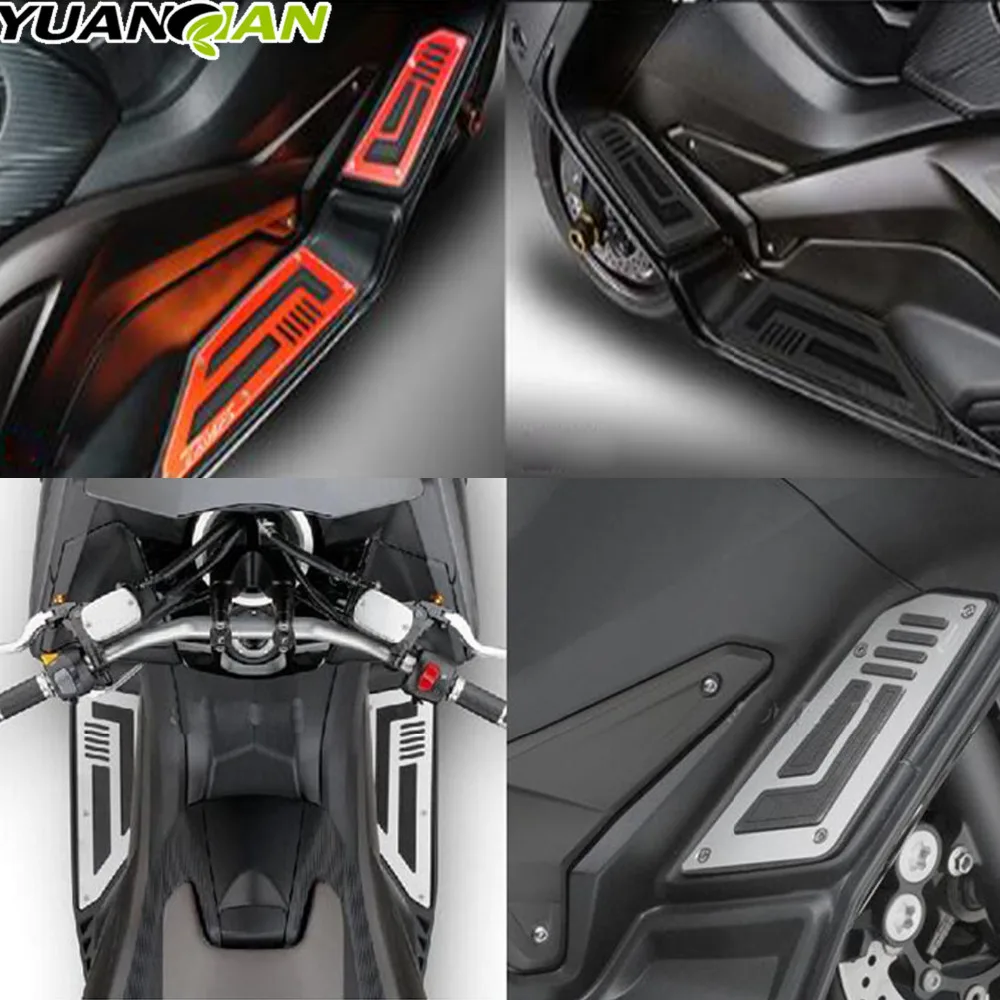 Алюминиевая Подножка для мотоцикла Yamaha T max 530 передняя и задняя подносы с ЧПУ