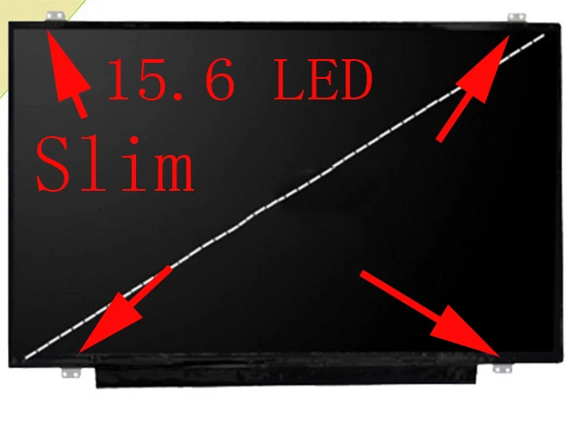 

LP156WHU TPA1 (TP)(A1) 30pin eDP Slim LED Display Laptop LCD Screen Matrix Glossy HD 1366*768 UP and DOWN Ears