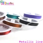 OlingArt 1 рулонпартия 50 м * 0,45 мм эмалированные веревки с хвостом тигра DIY аксессуары для изготовления ювелирных изделий линия, несколько цветов