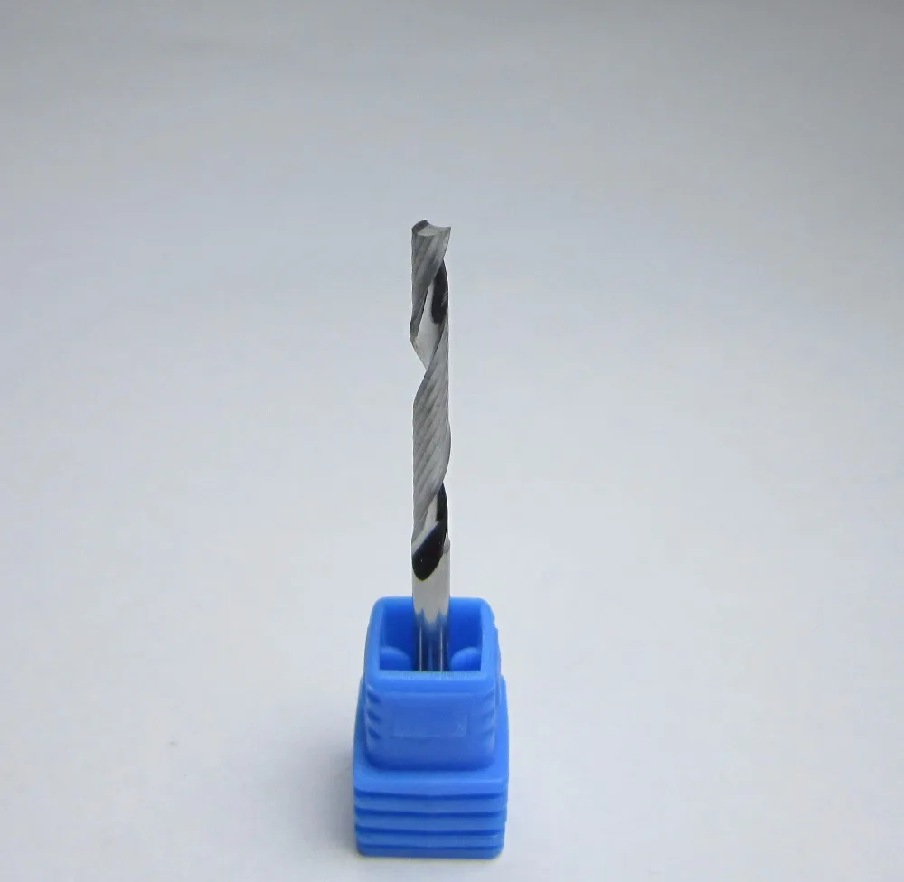 Концевые фрезы 1 канавка из карбида вольфрама для акрила длина режущего лезвия 25