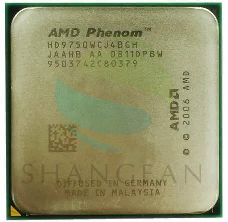 Процессор AMD Phenom X4 9750 HD9750WCJ4BGH HD975BWCJ4BGH 95 Вт четырехъядерный настольный процессор 2,4 ГГц cpu Socket AM2+/940pin