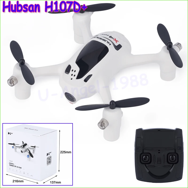 100% оригинал Hubsan FPV системы x4 плюс H107D + с 720 P Камера 2.4 г 4ch RC Quadcopter RTF|hubsan fpv x4|hubsan plush107d