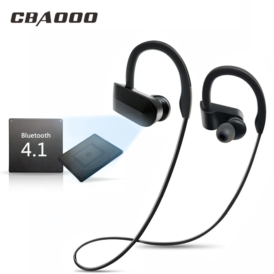 10 шт. 8 часов беспроводные наушники bluetooth спортивные гарнитура с защитой от пота