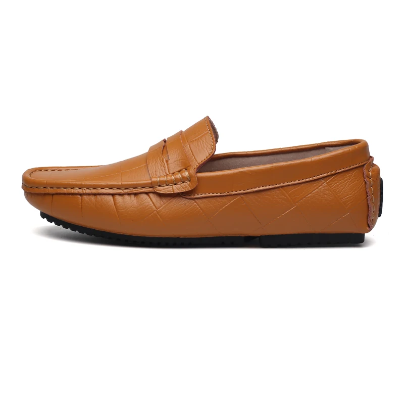 JKPUDUN Italian Men Casual Shoes Luxury Brand Leather Loafers Designer Slipon High Quality Mocassin Homme Zapatillas | Обувь