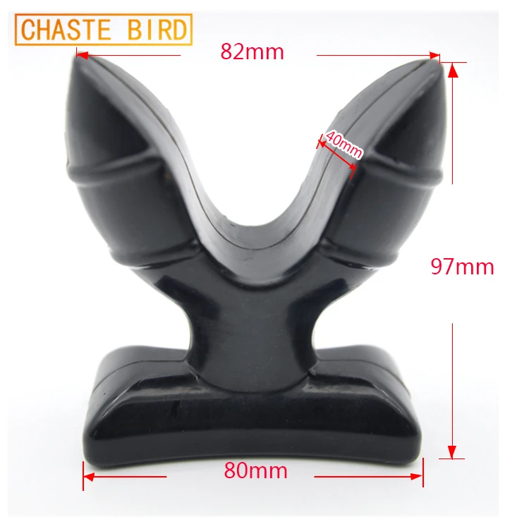 Анальная пробка chache Bird Мягкая Силиконовая с треугольным вырезом эротические