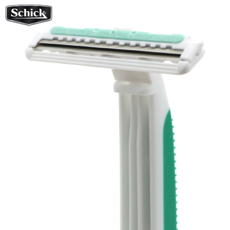 Набор бритвенных станков SCHICK Exacta 2 одноразовые для мужчин витамин Е 10 шт|mens razor