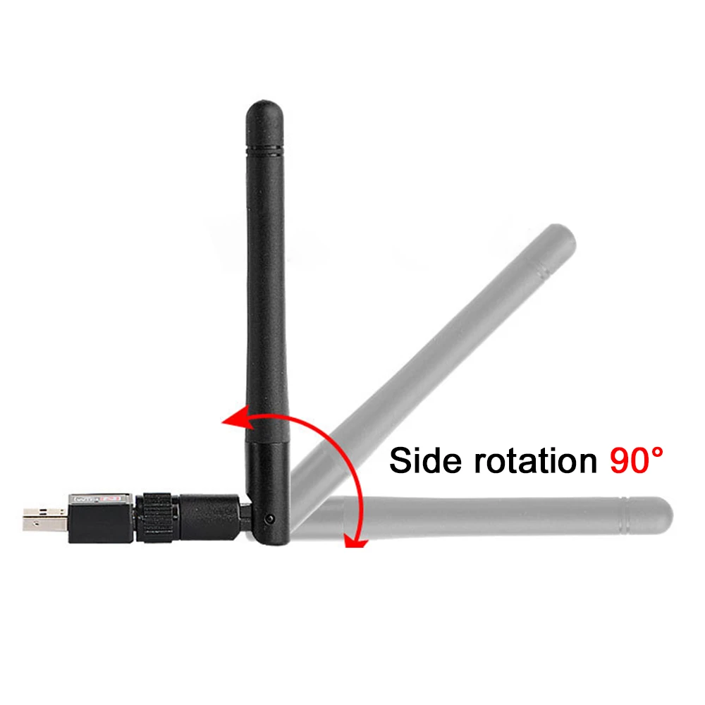 Мини USB Wifi адаптер 150 Мбит/с 2 дБ WiFi ключ MT7601 Wi-Fi приемник беспроводная сетевая