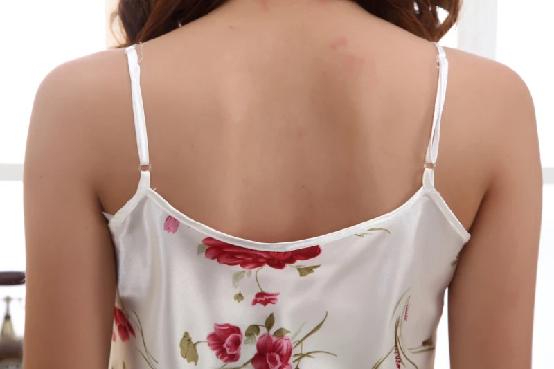 Новинка лета 2019 пижама из двух предметов сексуальная на бретельках с розовым