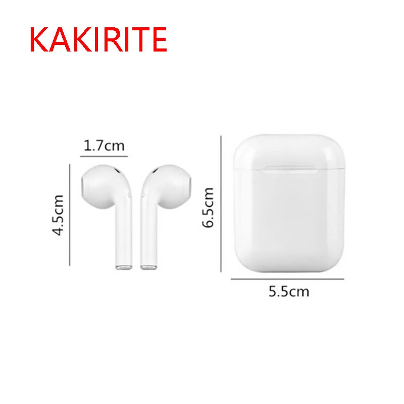 KAKIRITE I8 TWS беспроводные Bluetooth наушники стерео с микрофоном и зарядным устройством