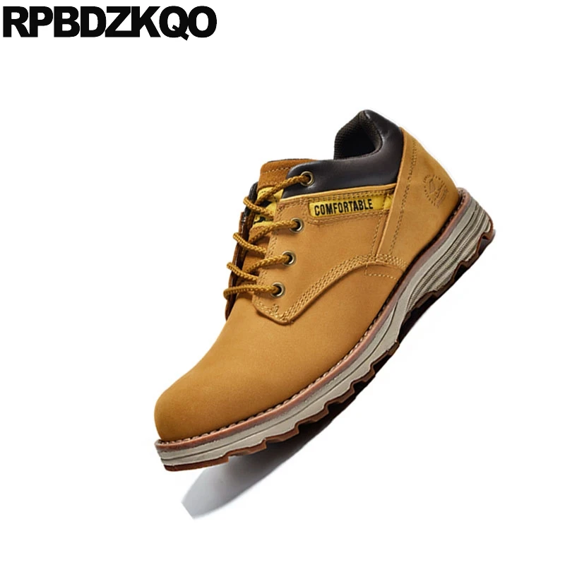 Lace Up Yellow High Quality Genuine Leather Spring Men Shoes Italy Brand Luxury Handmade Designer Runway British Style Real 2021 | Обувь