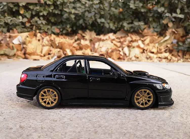 Мы lly 1:24 Su Бару Impreza WRX STI бутик из сплава автомобиль игрушки для детей Детские