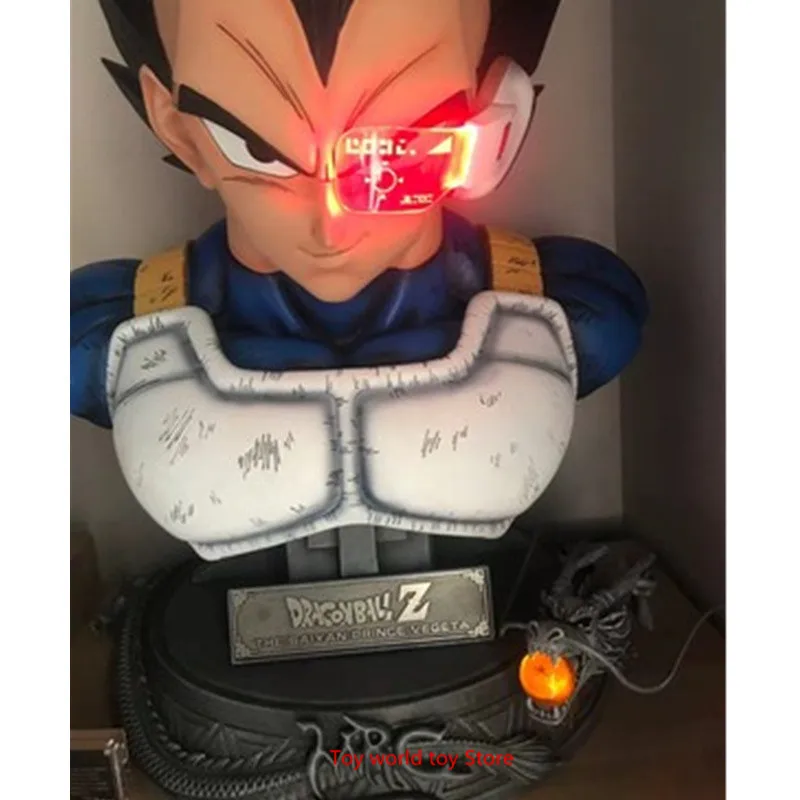 39 &quotСтатуя Dragon Ball Z Vegeta 1:1 бюст Супер Saiyan голова портрет GK резиновая фигурка героя