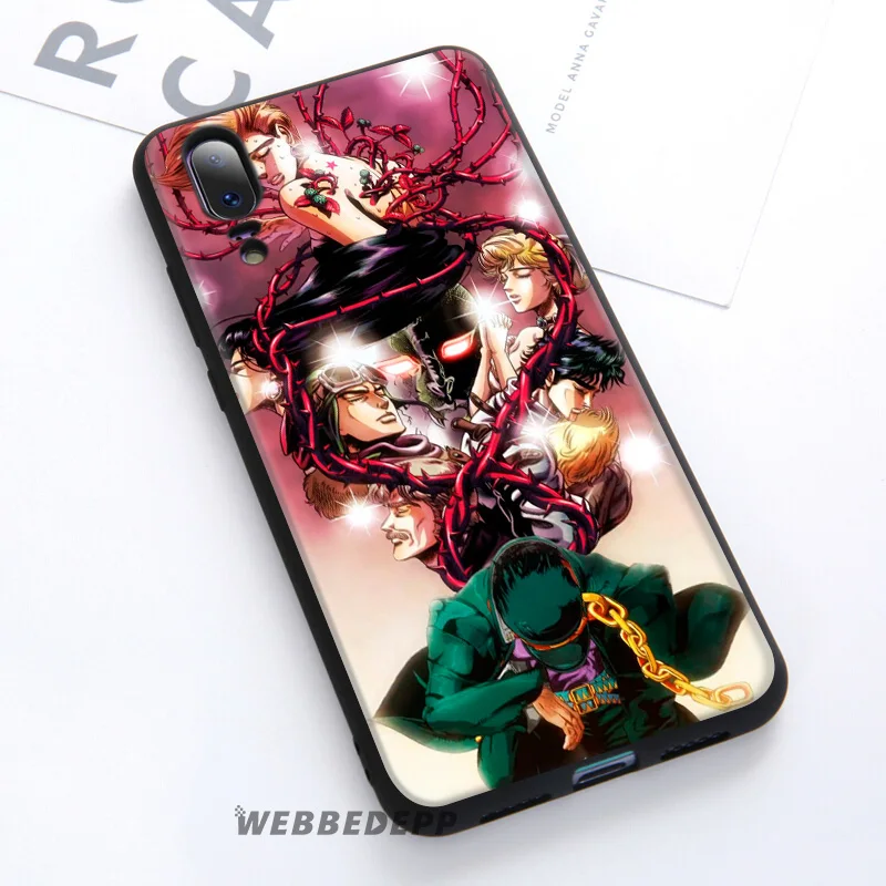 WEBBEDEPP JoJo's Bizarre Adventure Soft Case For Huawei P30 P20 Pro P10 P9 Lite 2017 P Smart 2019 & Nova 3 3i Y9 |