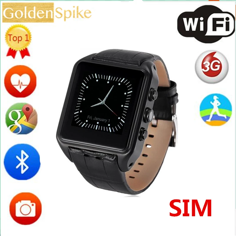 X01 плюс Смарт часы 1.54 &quotДисплей MTK6572 Android 5.1 Dual Core 1 ГБ + 8 bluetooth телефона Поддержка Wi Fi GPS сим карта 3 г|x01 smart watch|smart