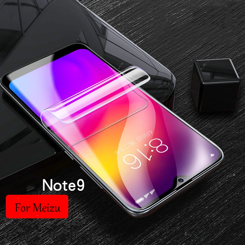 EXUNTON для Meizu Note 9 полное покрытие Гидрогелевая пленка ультра-тонкая мягкая защита