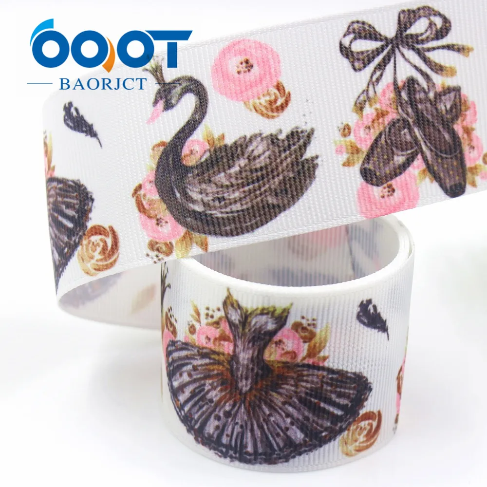 OOOT BAORJCT I-181122-259 38mm 10yards Cartoon Ribbons Thermal transfer Printed grosgrain Gift wrapping DIY Handmade materials | Дом и сад