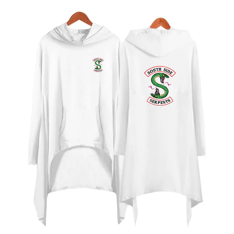 style 8 "South Side serpents" ривердейл толстовки с капюшоном ривердейл Тупоголовым платье с лифом-футболкой ривердейл одежда девушка костюм Косплэй костюм - Цвет: style 8