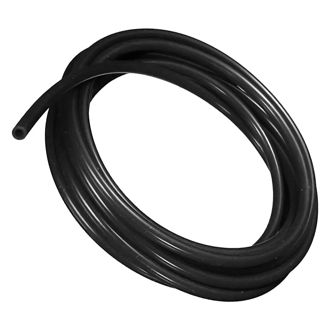 Black Силиконовый вакуумный шланг Air Vac труба масляный турбо свалка радиатор резиновая трубка черный 6 мм - Цвет: Black