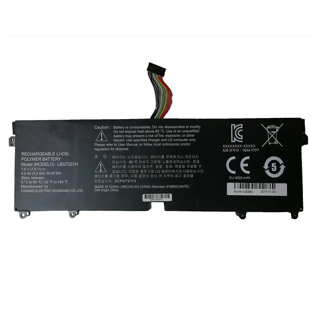 7XINbox 7 6 V 4000MAH LBG722VH LBM722YE Аккумулятор для ноутбука LG 13Z940 14Z950 EAC62198201 13ZD940 14ZD960 GX5GK