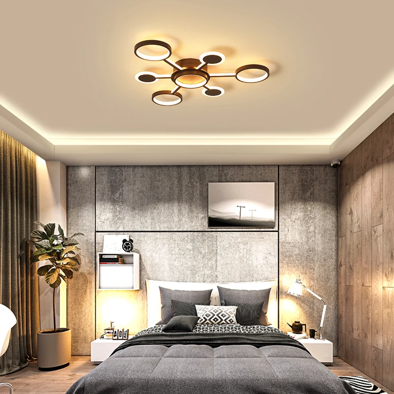 Creative living room lighting simple modern led ceiling lamp atmosphere home hall new style master bedroom | Освещение