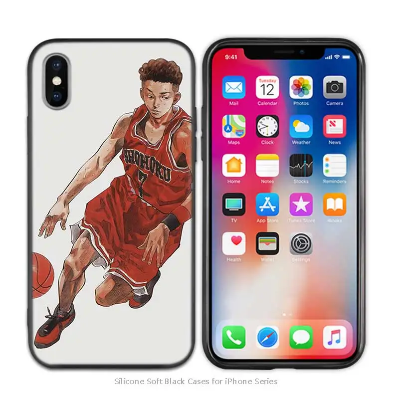 A014 Slam dank противоударный силиконовый чехол для iPhone X XS XR XS 11 11Pro Max 7 8 6S 5 5S 5C SE Plus Fundas Capa Phone Shell - Цвет: A014