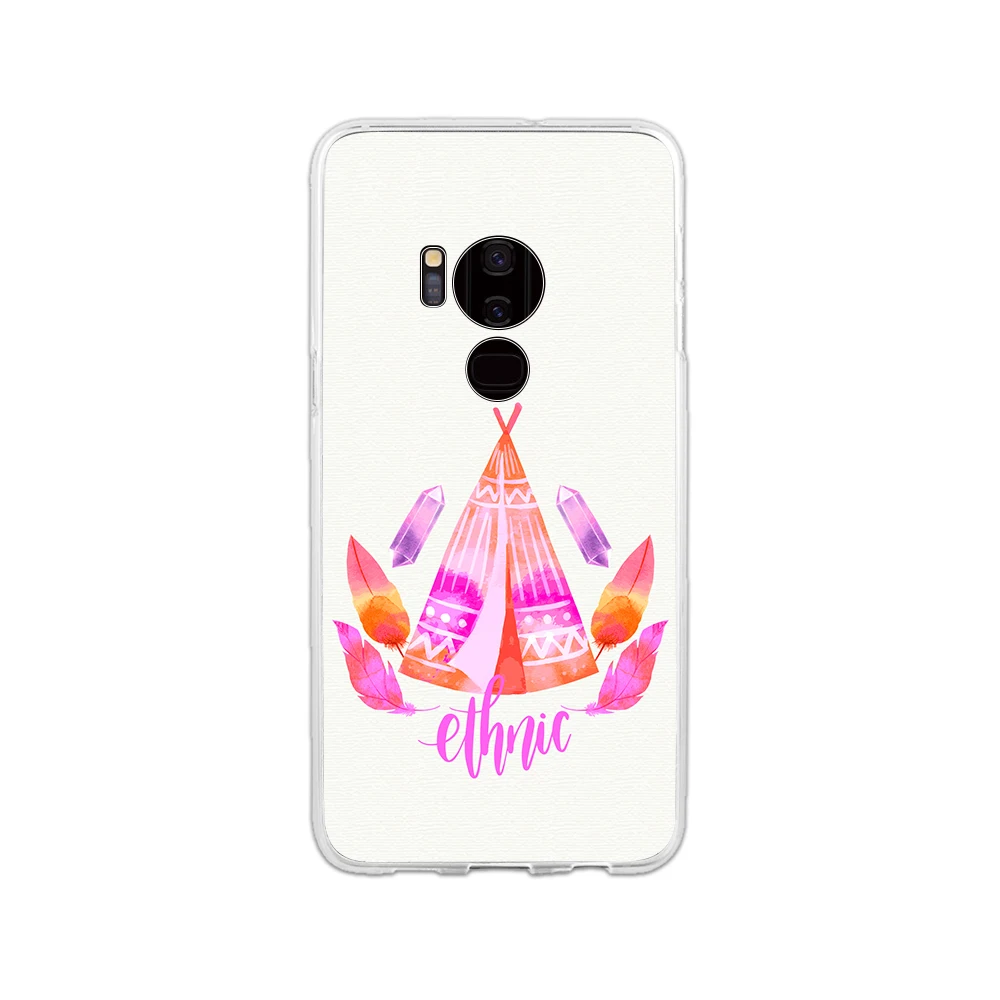 ELETEIL Feather Ornament Print Phone Case For Samsung Galaxy S8 Abstract Dream Catcher Painting Patterned Cover Cases E25 |