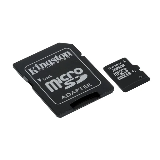 Kingston technology 32 Гб microSDHC MicroSDHC Flash 4 МБ/с./с черные карты памяти HS-I TF карта дощечка для