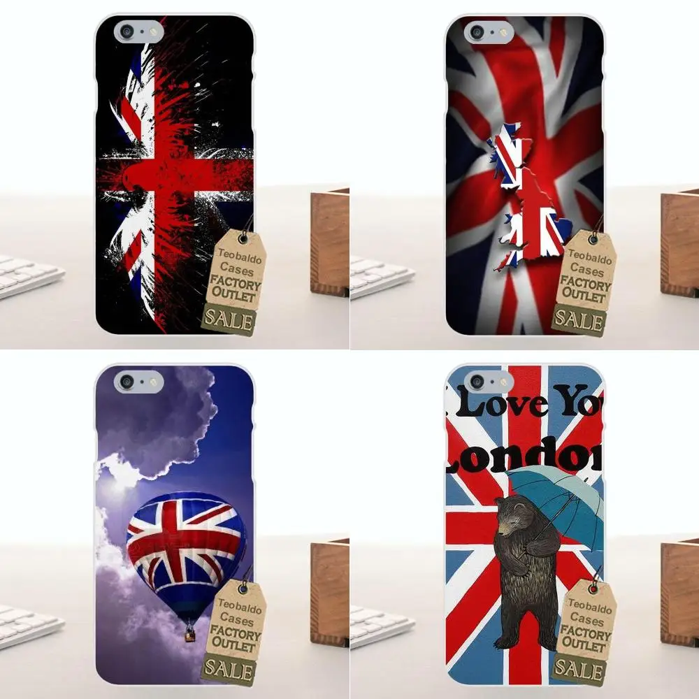 Tpwxnx Великобритания флаг Юнион Джек ТПУ крутой лучший для Apple iPhone 4 4S 5 5C SE 6 6S 7 8 Plus X LG