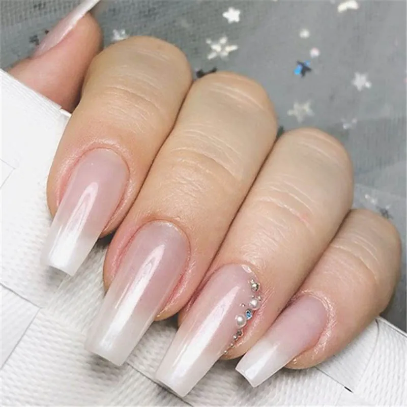 30 шт./компл. наращивание ногтей волокна Fibernails наращивания ногтей акрилом Советы Набор волокна Стекло наращивание ногтей пакет волокно Стекло гвозди строительный гель