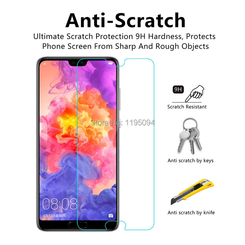 2 шт 2.5D 9 H ультратонкий протектор экрана из закаленного стекла для huawei P20 Pro