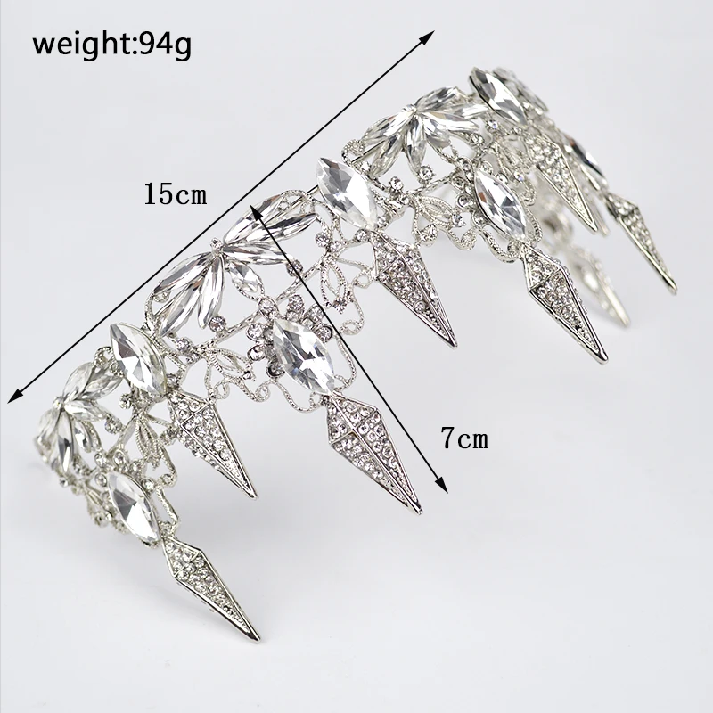 Новинка модные диадемы в стиле барокко роскошные свадебные головные уборы с