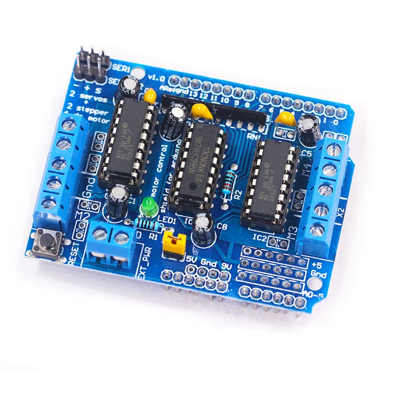 L293D управления двигателем щит моторного привода Плата расширения для Arduino motor