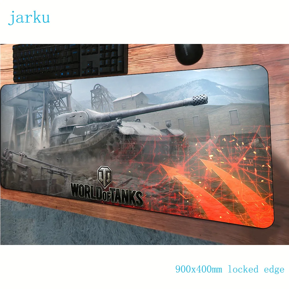 world of tanks padmouse 900x400x3mm gaming mousepad game big mouse pad gamer computer desk 3d mat notbook mousemat pc | Компьютеры и