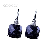 925 sterling silver earrings with sandstones for women girlsfree shipping