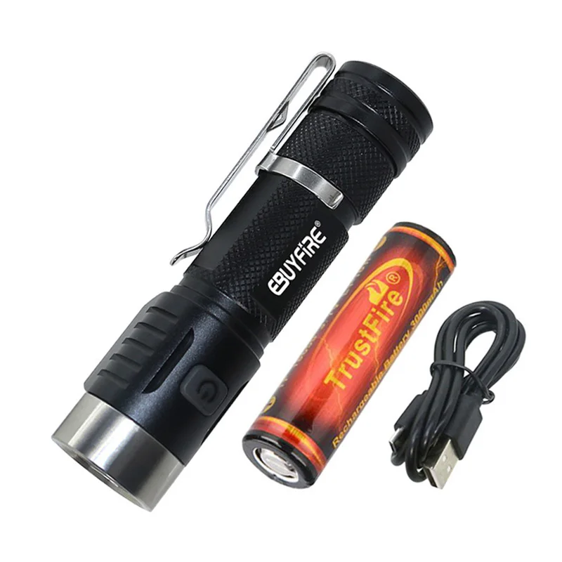 Светодиодный usb-фонарик L2 перезаряжаемый мини-фонарь 850LM с 5 режимами мощные