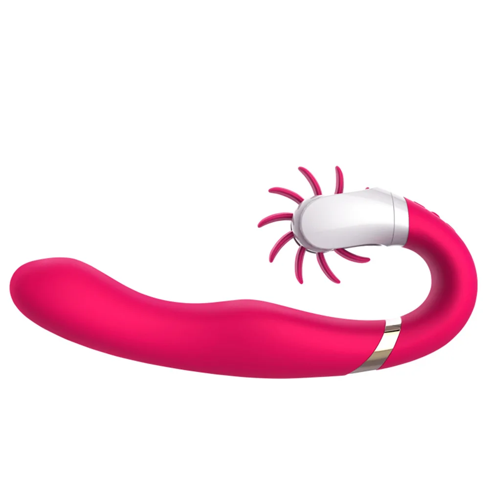 12 скоростей вращения оральный секс язык игрушка Лизун G Spot фаллоимитатор