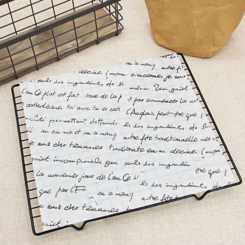 25 шт./лот пищевые обертки смазочная бумага инструменты для выпечки вощеная