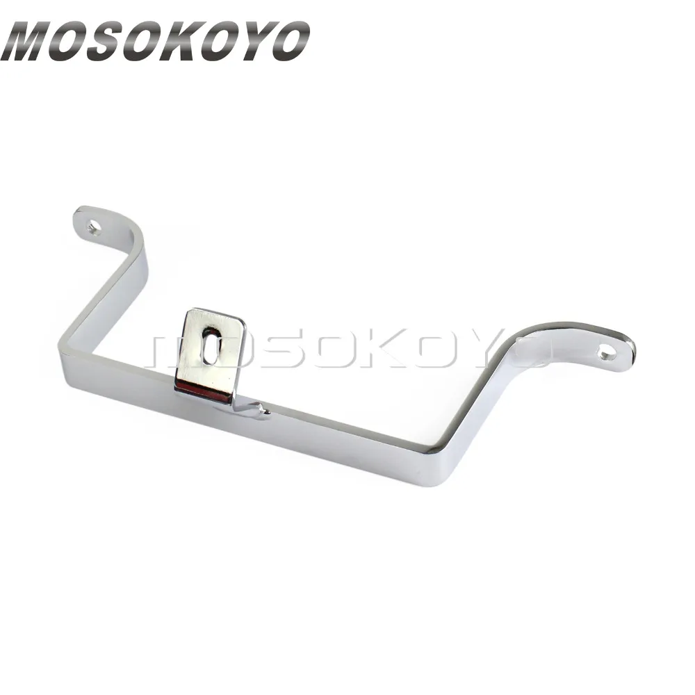

Chrome Motorcycle Drag Specialties Saddlebag To Fender Support Bracket Holder for Harley Electra Glide FLH FLT 1984-2008