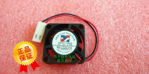 FD0525-A3042A DC5V 0.13A 25*25*10 мм 2-проводной охлаждающий вентилятор
