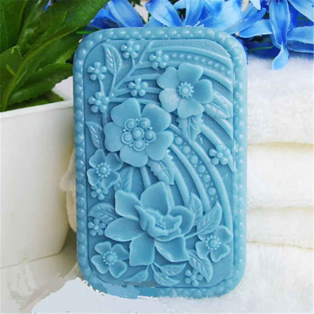 

Flowers Mould S438 Craft Art Silicone 3D Soap Mold Craft Molds DIY Handmade Candle Molds
