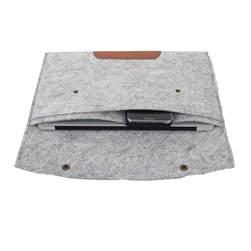 Элегантный Новый чехол-конверт для ноутбука шерстяной фетровый портативный