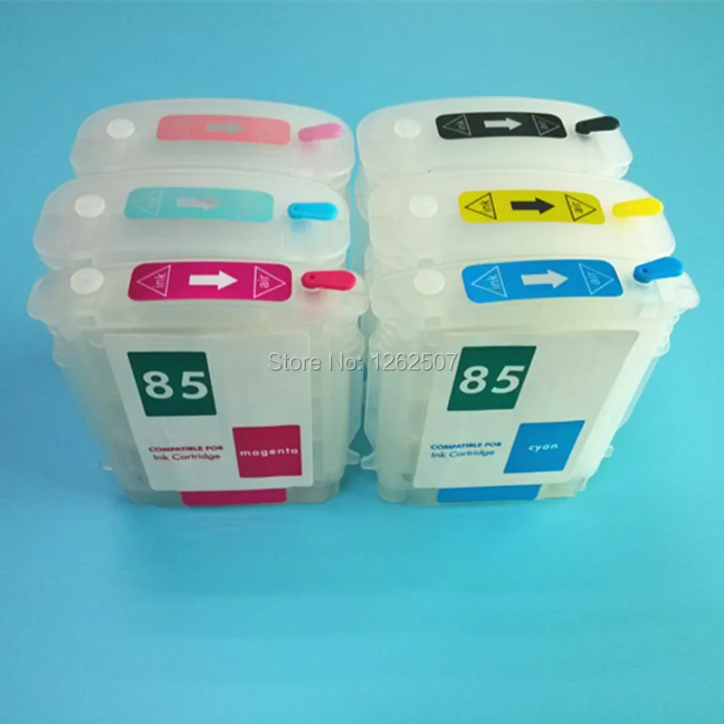 BOMA HP84 HP85 заправляемые картриджи с чипами ARC для принтеров HP Designjet 30 90 130 84 85 |